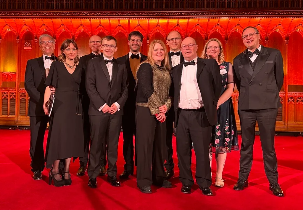 micro:bit and lancaster folks in Guild Hall London